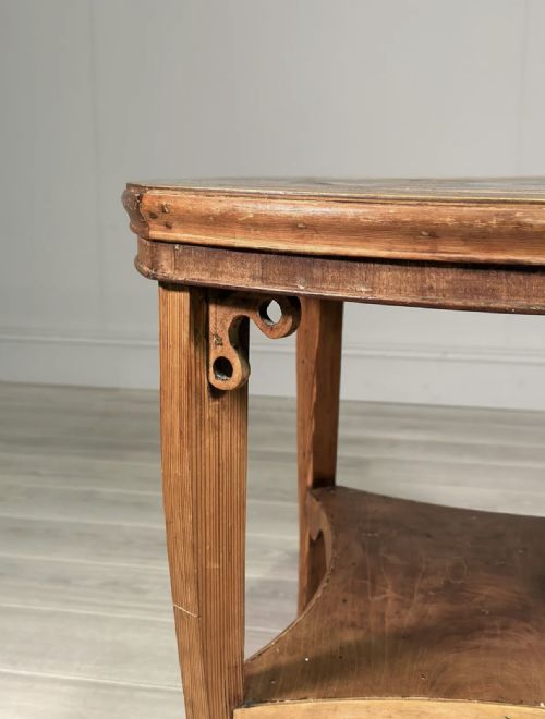 A NAIVE FOLK ART ANTIQUE TABLE - ADDITIONAL PHOTO 5