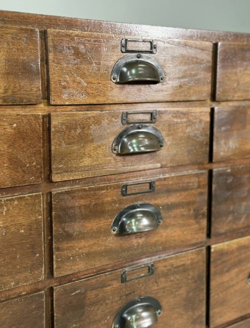 LARGE ANTIQUE APOTHECARY CABINET C1920 - ADDITIONAL PHOTO 5