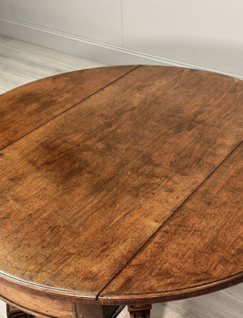 19TH CENTURY ROSEWOOD DROP LEAF CENTRE TABLE - ADDITIONAL PHOTO 10