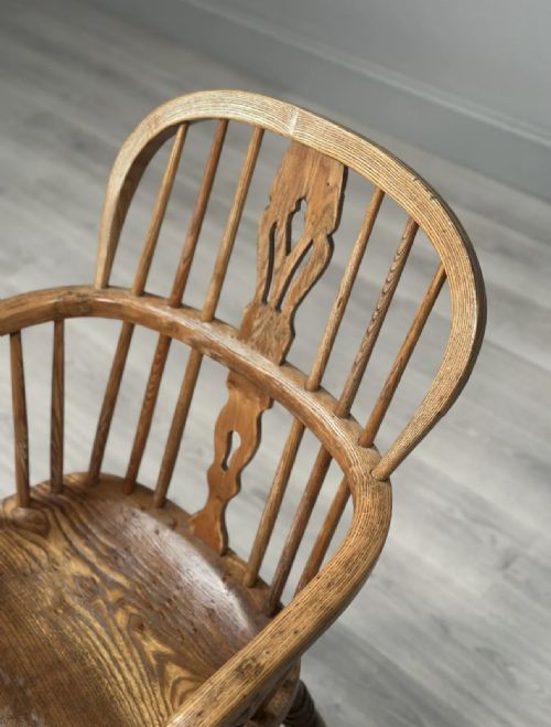 19TH CENTURY ASH WINDSOR CHAIR - ADDITIONAL PHOTO 2