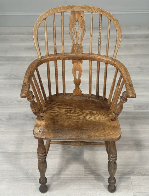 19TH CENTURY ASH WINDSOR CHAIR - ADDITIONAL PHOTO 4