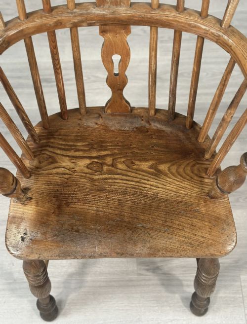 19TH CENTURY ASH WINDSOR CHAIR - ADDITIONAL PHOTO 6