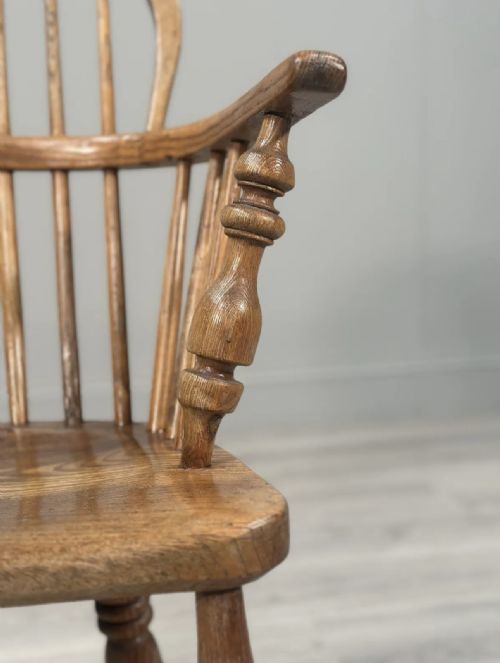 19TH CENTURY ASH WINDSOR CHAIR - ADDITIONAL PHOTO 7