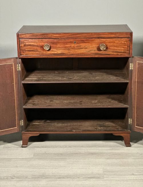 ANTIQUE REGENCY MAHOGANY CABINET - ADDITIONAL PHOTO 2