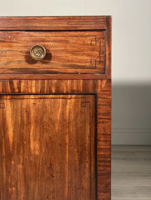 ANTIQUE REGENCY MAHOGANY CABINET - ADDITIONAL PHOTO 4