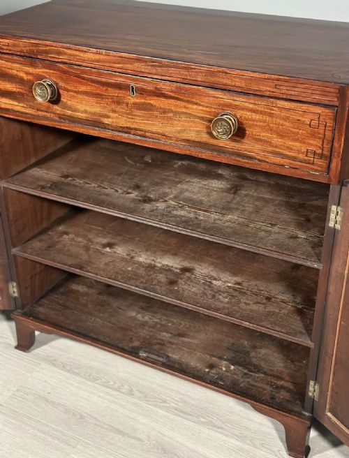 ANTIQUE REGENCY MAHOGANY CABINET - ADDITIONAL PHOTO 5