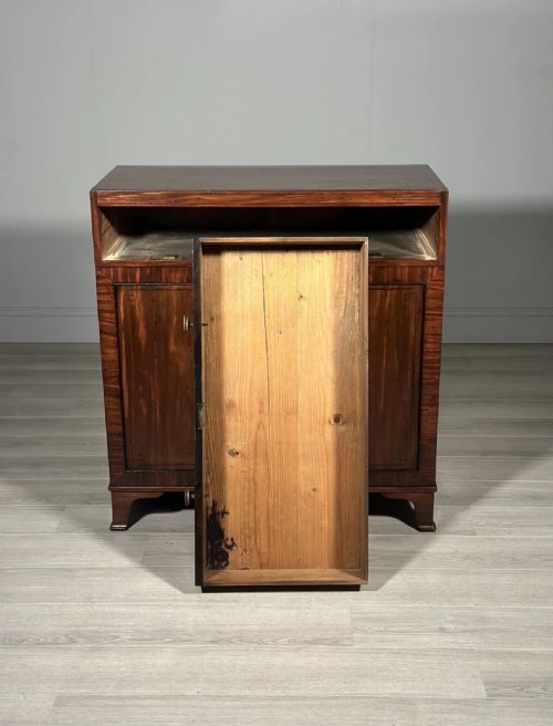 ANTIQUE REGENCY MAHOGANY CABINET - ADDITIONAL PHOTO 8