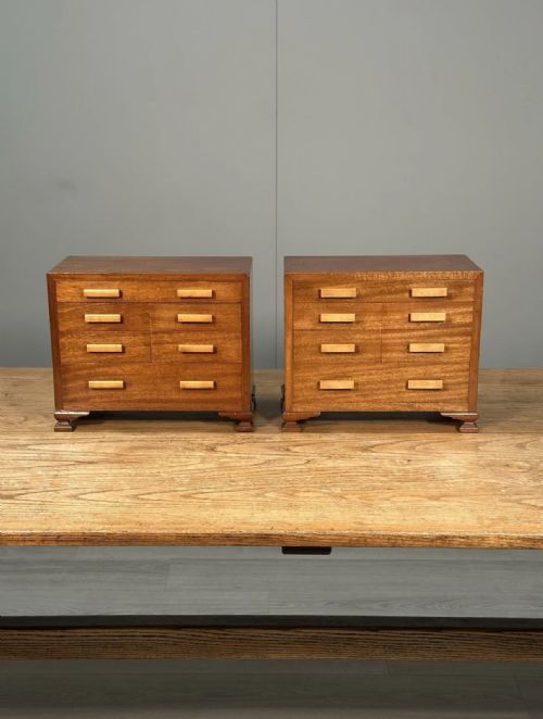 A PAIR OF ANTIQUE MINIATURE CHEST OF DRAWERS - ADDITIONAL PHOTO 4