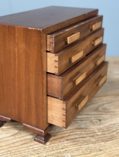 A PAIR OF ANTIQUE MINIATURE CHEST OF DRAWERS - ADDITIONAL PHOTO 6