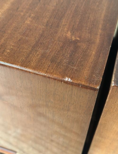 A PAIR OF ANTIQUE MINIATURE CHEST OF DRAWERS - ADDITIONAL PHOTO 9