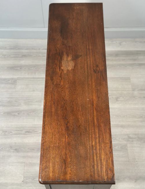 ANTIQUE OAK SCHOOL CUPBOARD C1900 - ADDITIONAL PHOTO 8