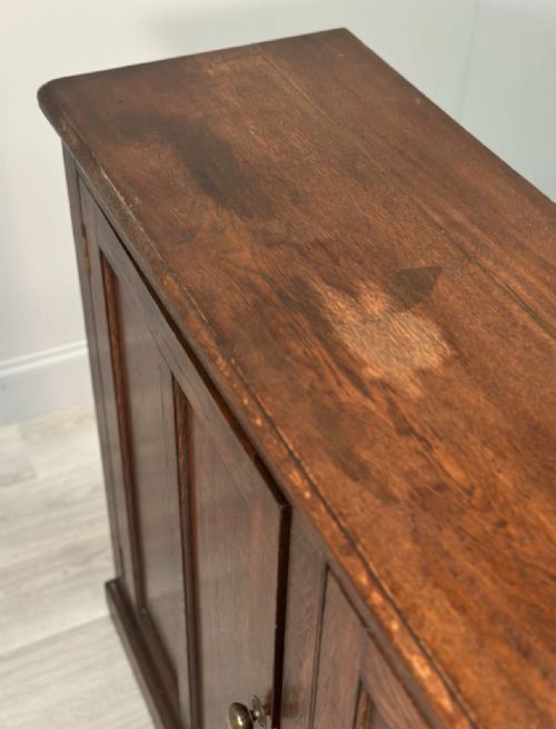 ANTIQUE OAK SCHOOL CUPBOARD C1900 - ADDITIONAL PHOTO 9