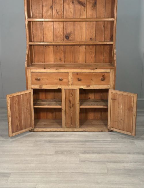 ANTIQUE PINE DRESSER C1910 - ADDITIONAL PHOTO 4