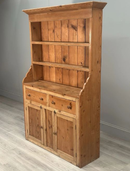 ANTIQUE PINE DRESSER C1910 - ADDITIONAL PHOTO 5