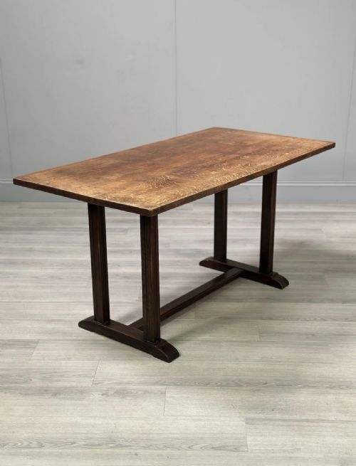 heals style oak refectory table c1930s - CATEGORY: ANTIQUE TABLES - DATED 1930