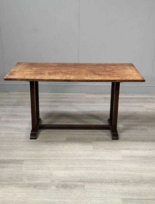 HEALS STYLE OAK REFECTORY TABLE C1930S - ADDITIONAL PHOTO 2