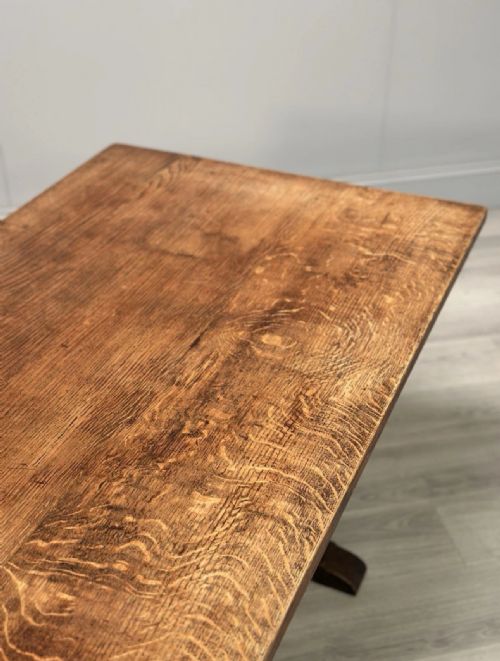 HEALS STYLE OAK REFECTORY TABLE C1930S - ADDITIONAL PHOTO 3
