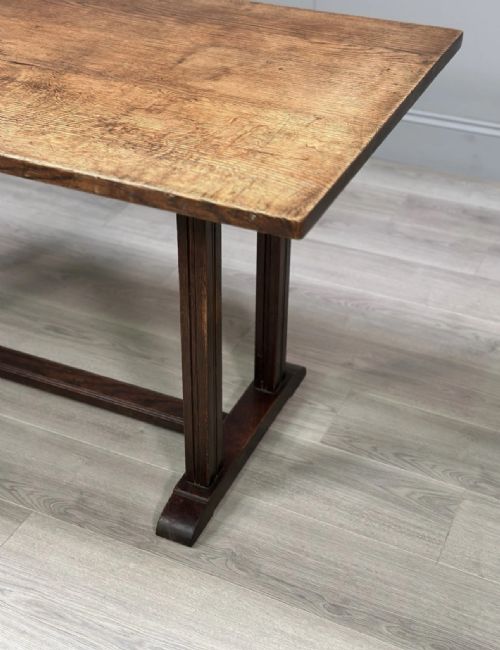 HEALS STYLE OAK REFECTORY TABLE C1930S - ADDITIONAL PHOTO 4