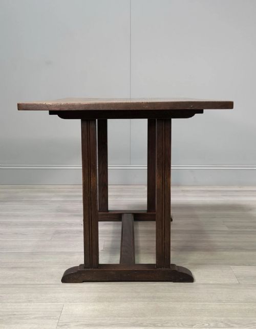 HEALS STYLE OAK REFECTORY TABLE C1930S - ADDITIONAL PHOTO 8