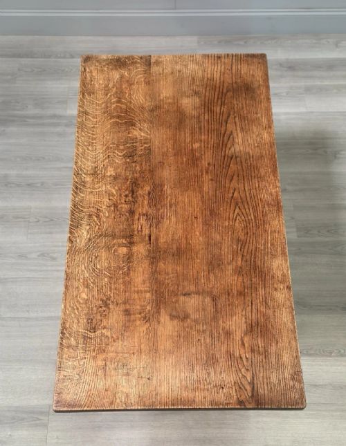 HEALS STYLE OAK REFECTORY TABLE C1930S - ADDITIONAL PHOTO 9