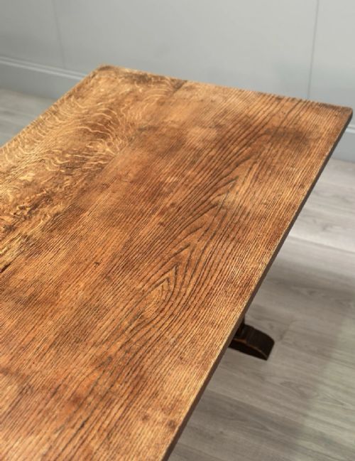 HEALS STYLE OAK REFECTORY TABLE C1930S - ADDITIONAL PHOTO 11