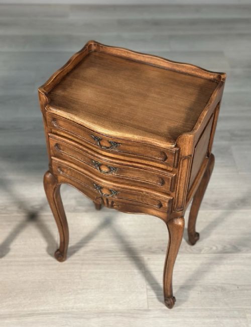 ANTIQUE FRENCH OAK BEDSIDE CABINETS - ADDITIONAL PHOTO 2
