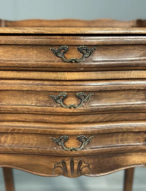 ANTIQUE FRENCH OAK BEDSIDE CABINETS - ADDITIONAL PHOTO 7