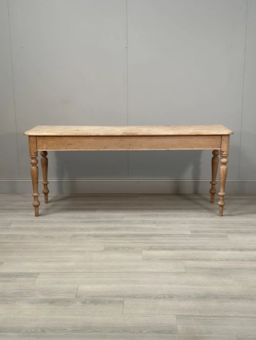 LARGE 19TH CENTURY PINE PREP TABLE - ADDITIONAL PHOTO 1