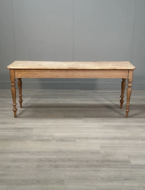 LARGE 19TH CENTURY PINE PREP TABLE - ADDITIONAL PHOTO 6