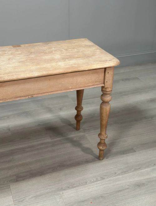 LARGE 19TH CENTURY PINE PREP TABLE - ADDITIONAL PHOTO 7
