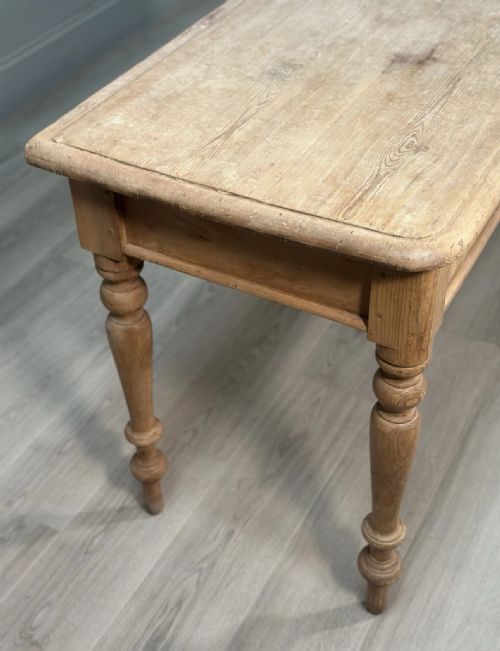 LARGE 19TH CENTURY PINE PREP TABLE - ADDITIONAL PHOTO 9