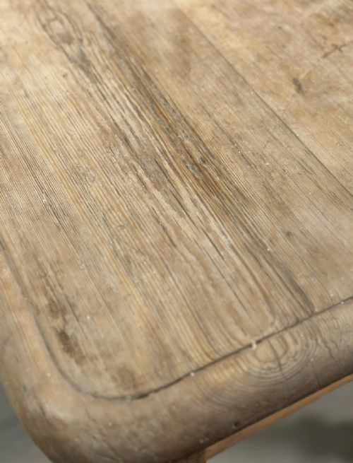 LARGE 19TH CENTURY PINE PREP TABLE - ADDITIONAL PHOTO 12