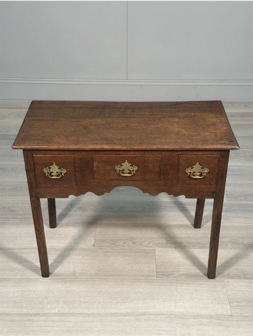 GEORGIAN OAK LOWBOY C1800 - ADDITIONAL PHOTO 1