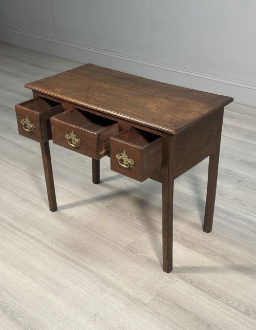 GEORGIAN OAK LOWBOY C1800 - ADDITIONAL PHOTO 4