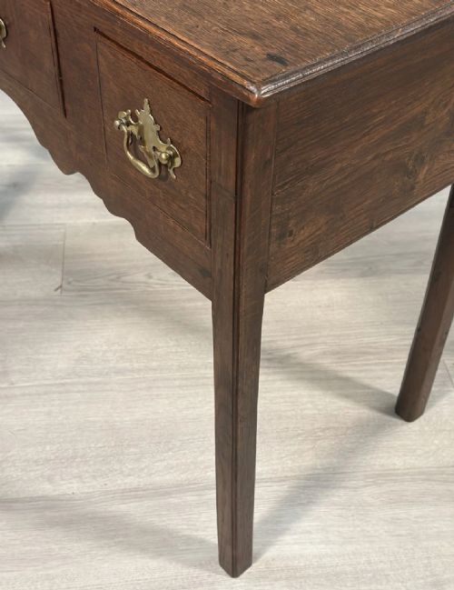 GEORGIAN OAK LOWBOY C1800 - ADDITIONAL PHOTO 6