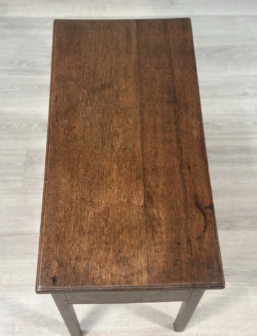 GEORGIAN OAK LOWBOY C1800 - ADDITIONAL PHOTO 8