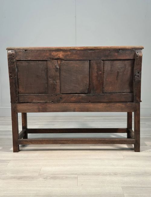 ANTIQUE GEORGIAN OAK SETTLE - ADDITIONAL PHOTO 12
