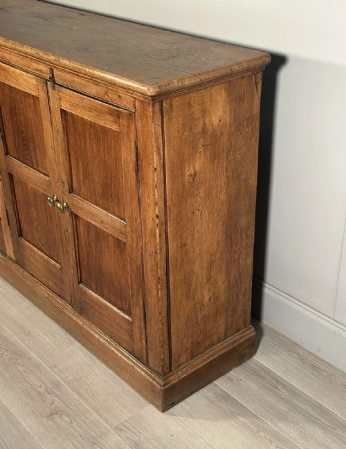 LARGE ANTIQUE OAK SCHOOL CUPBOARD - ADDITIONAL PHOTO 8