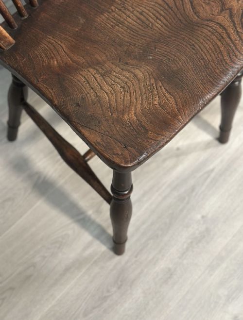 A SET OF 6 19TH CENTURY WHEELBACK DINING CHAIRS - ADDITIONAL PHOTO 8