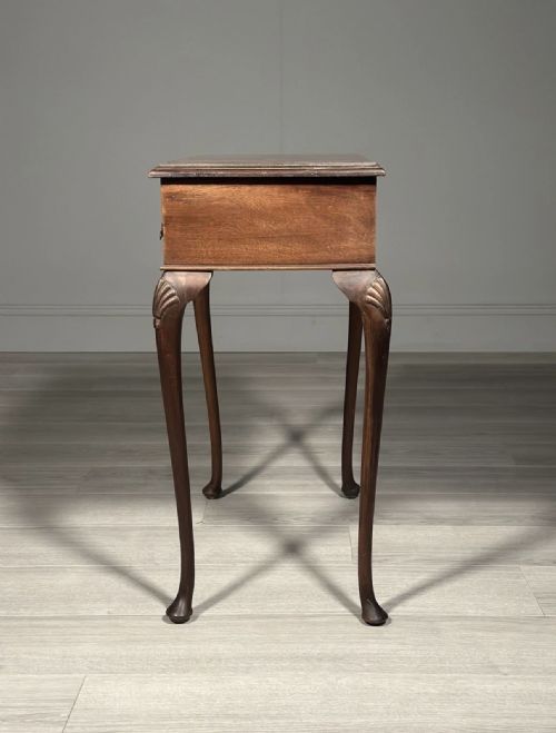 1920S QUEEN ANNE STYLE BURR WALNUT SIDE TABLE - ADDITIONAL PHOTO 11