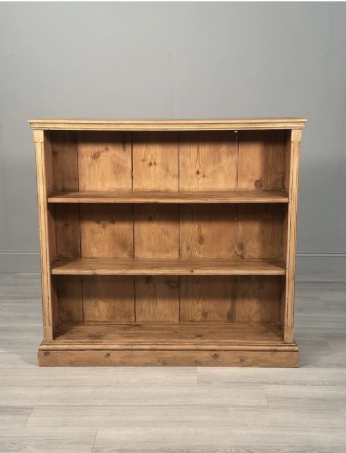 ANTIQUE PINE BOOKCASE - ADDITIONAL PHOTO 1