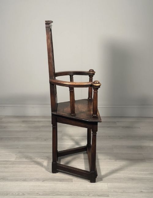 19TH CENTURY FRENCH CAQUETOIRE WALNUT ARMCHAIR - ADDITIONAL PHOTO 8