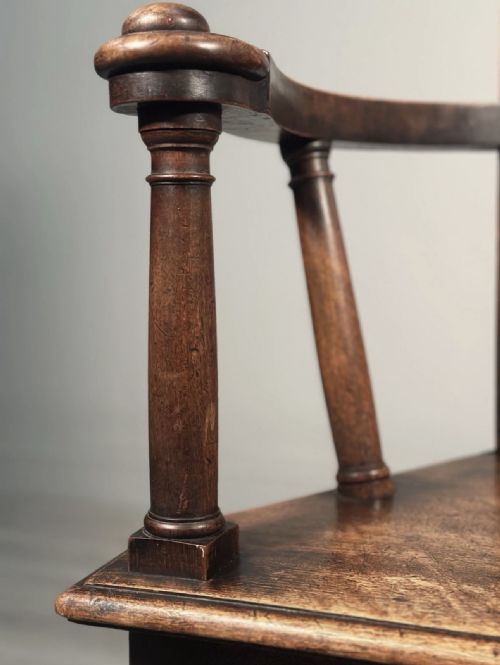 19TH CENTURY FRENCH CAQUETOIRE WALNUT ARMCHAIR - ADDITIONAL PHOTO 14