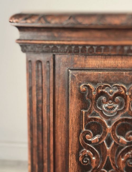 19TH CENTURY FRENCH CAQUETOIRE WALNUT ARMCHAIR - ADDITIONAL PHOTO 15