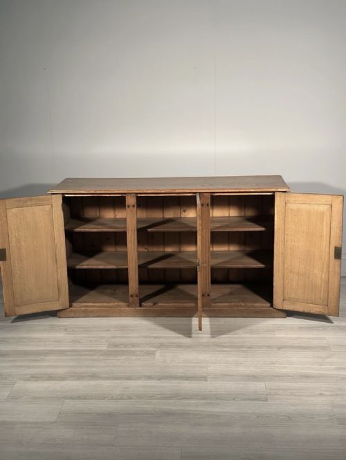 AESTHETIC MOVEMENT OAK CUPBOARD C1900 - ADDITIONAL PHOTO 3