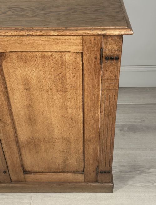 AESTHETIC MOVEMENT OAK CUPBOARD C1900 - ADDITIONAL PHOTO 6