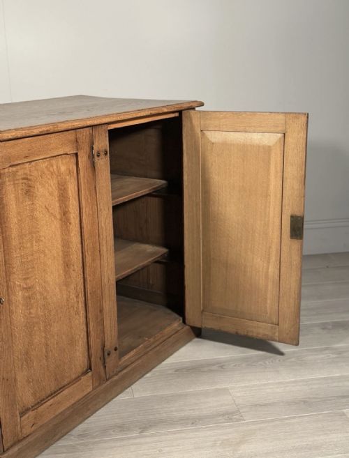 AESTHETIC MOVEMENT OAK CUPBOARD C1900 - ADDITIONAL PHOTO 9