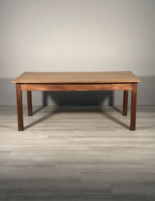 ANTIQUE GOLDEN OAK DINING TABLE C1910 - ADDITIONAL PHOTO 6