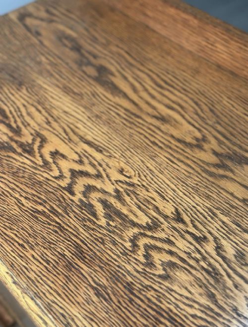 EDWARDIAN OAK CHEST OF DRAWERS - ADDITIONAL PHOTO 8