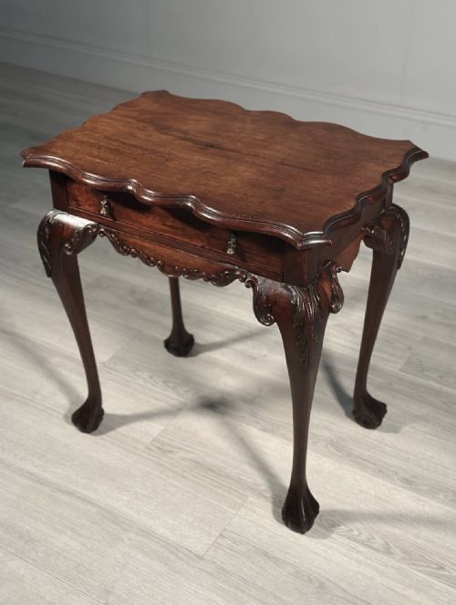 19TH CENTURY IRISH MAHOGANY SIDE TABLE - ADDITIONAL PHOTO 2